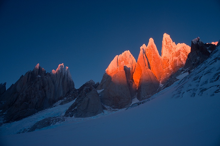 Wintererstbesteiung Cerro Torre Westwand