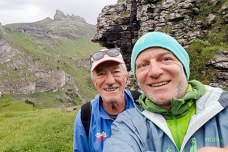 HIer  hat meine Bergsteigerkarriere begonnen… Mein Vater Werner ist mitschuldig…